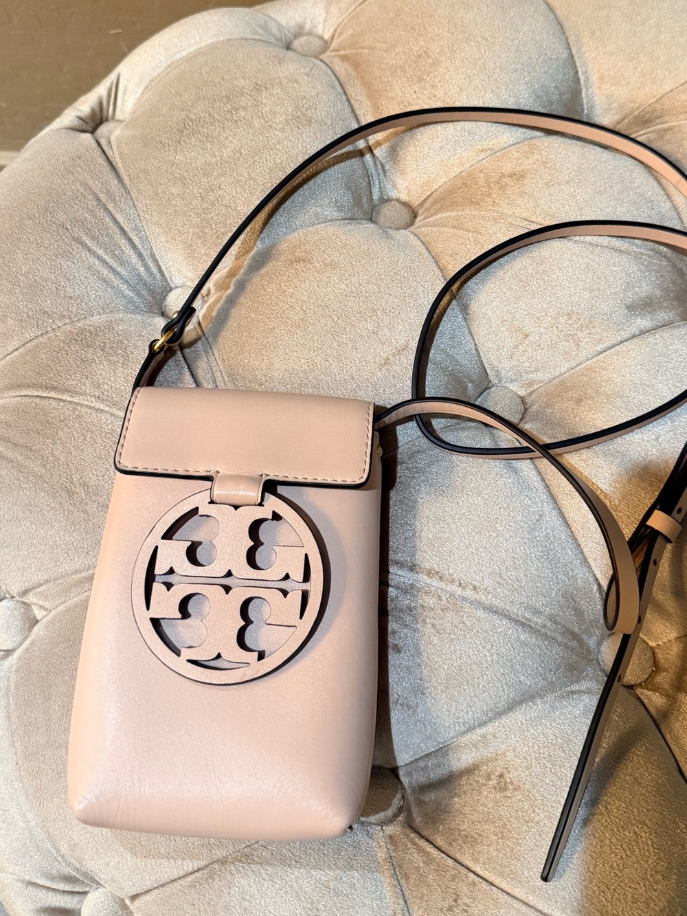 Tory Burch Blush Pink Miller Phone Crossbody Bag NWOT